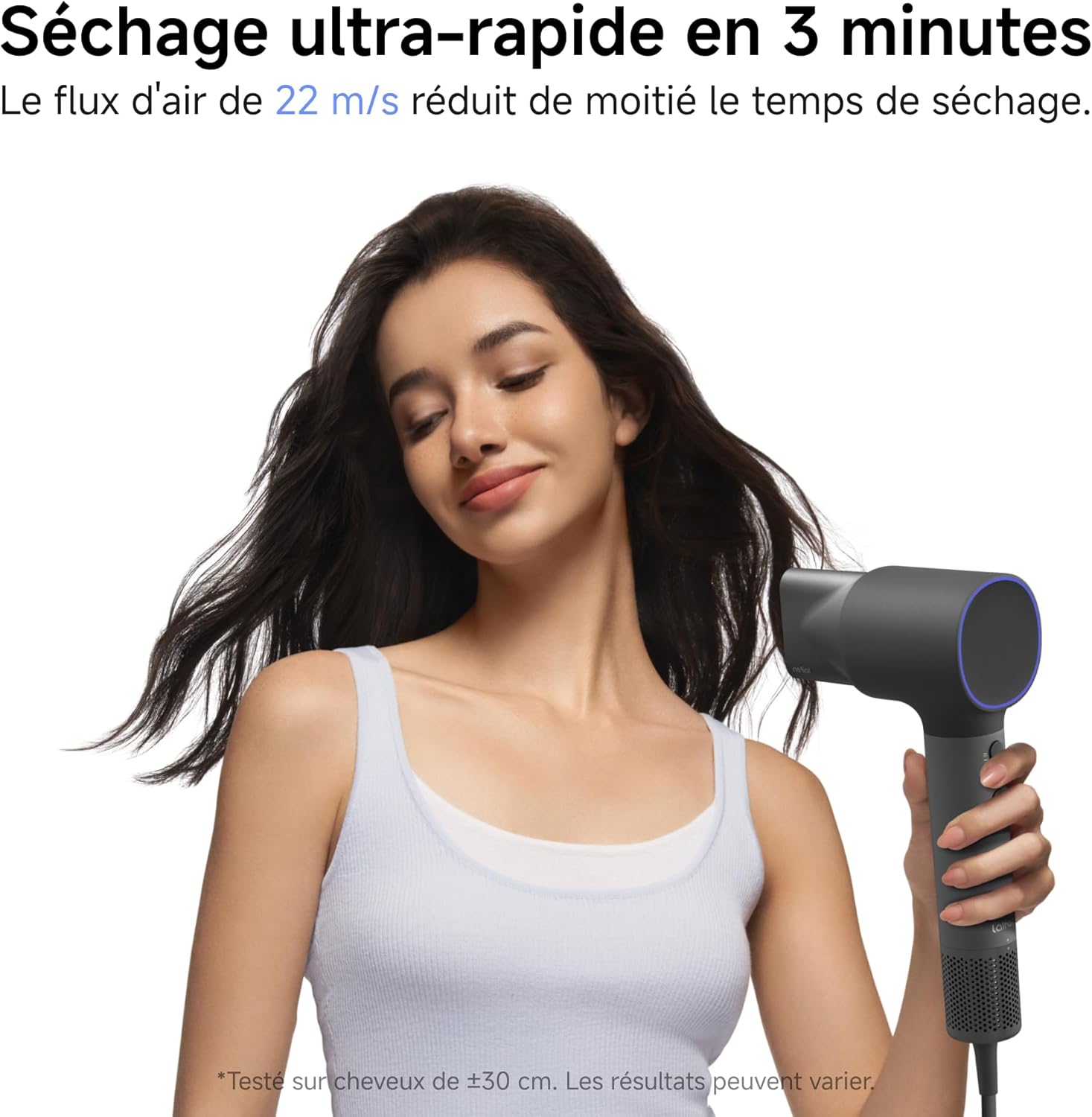 Laifen - Neo Sèche-cheveux - 390g - 200M ions, moteur 110k, 59dB