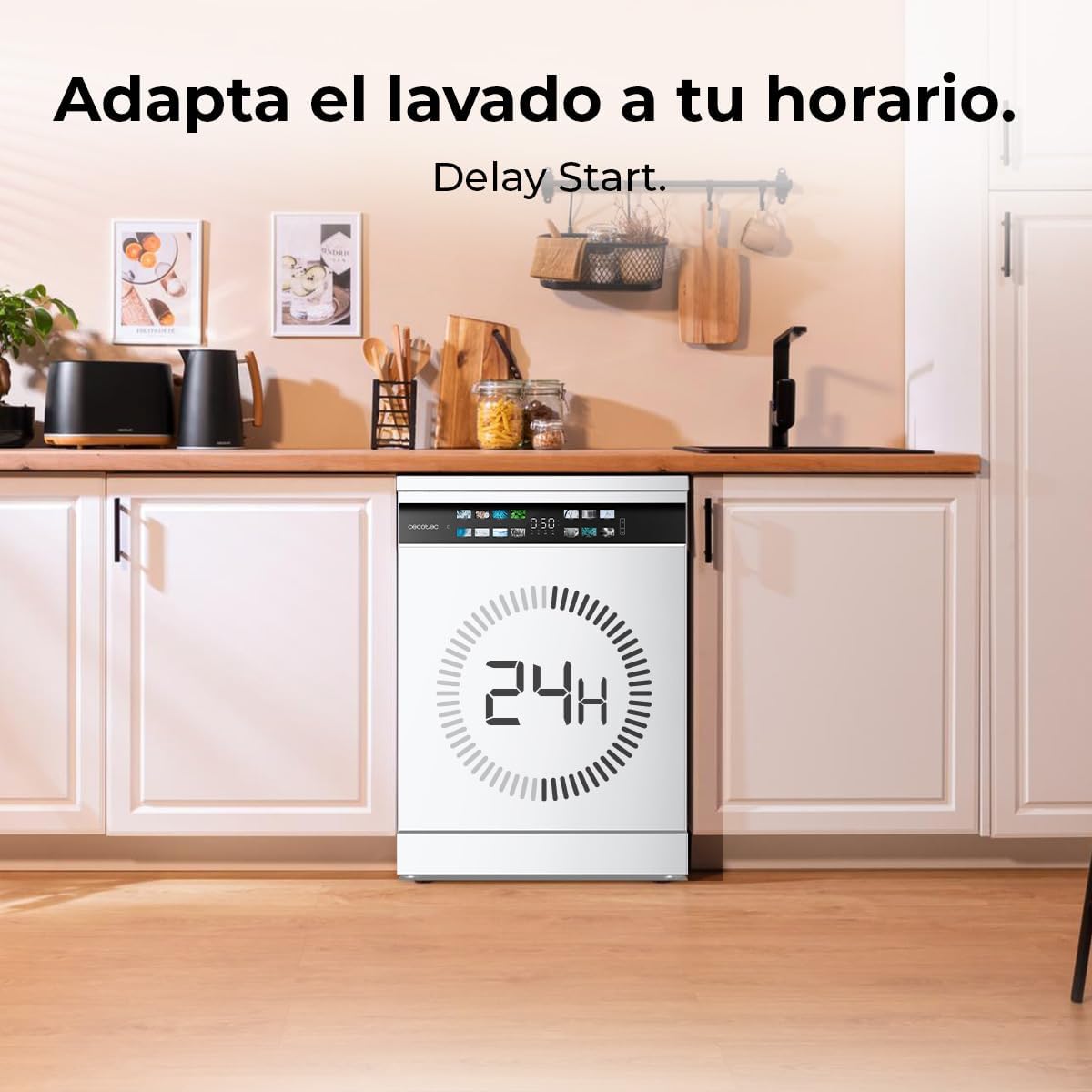 Cecotec - Bolero Aguazero 6700 B - 60cm - 15 couverts, Inverter, classe B