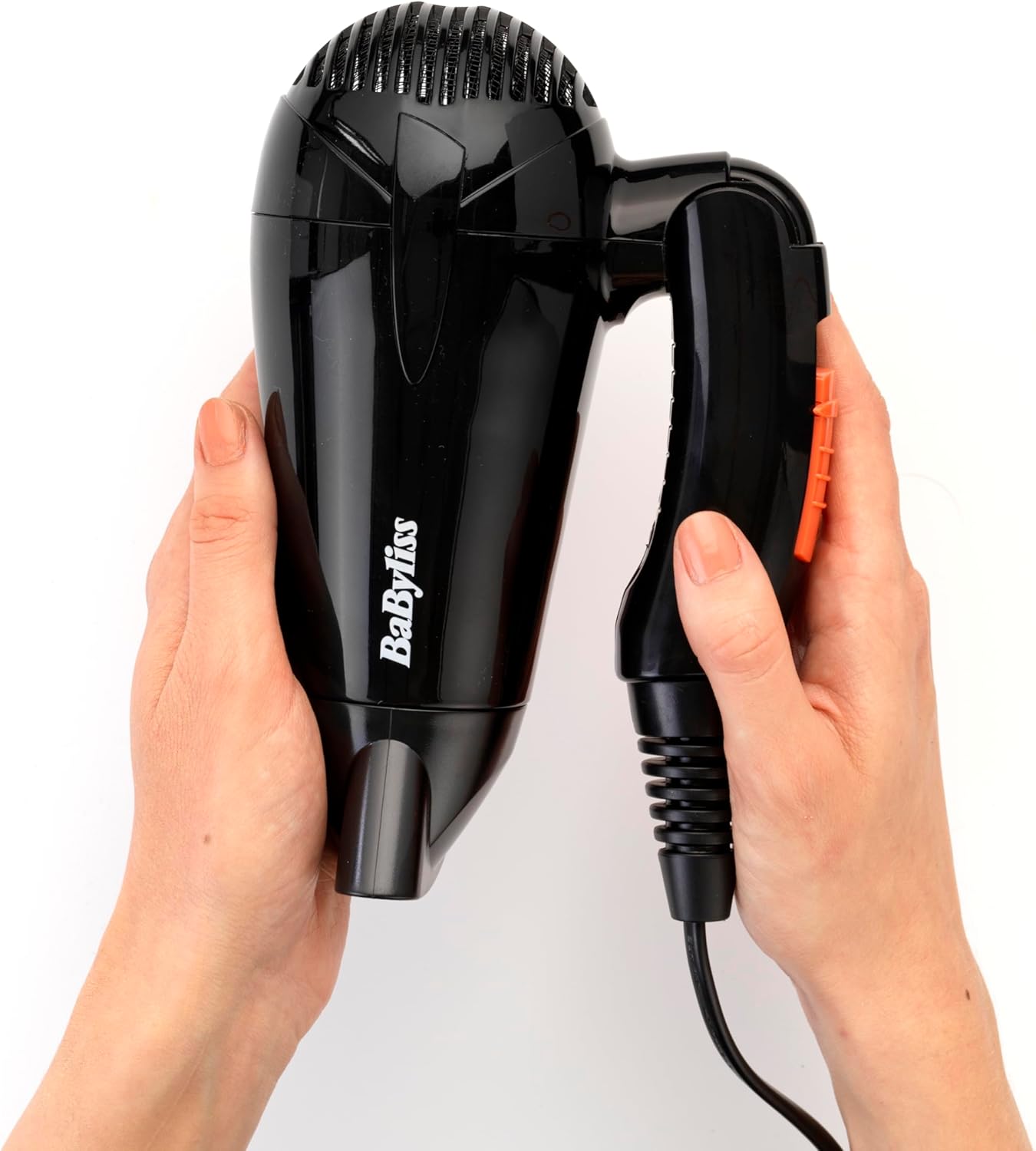 BaByliss - sèche-cheveux pliable de voyage - léger 2000W, bi-voltage, 2 vitesses/températures - 5344E
