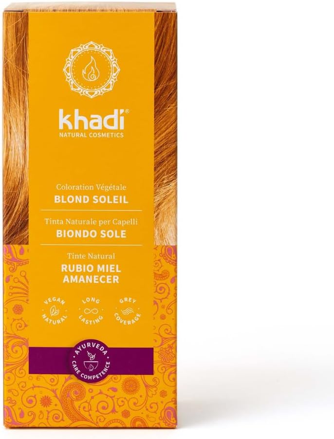 Khadi - Blond Soleil - 100g - coloration végétale blond cuivré doré