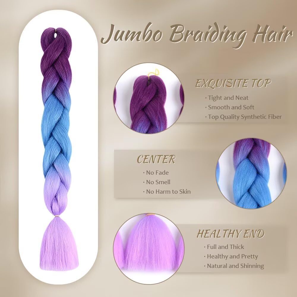 ShowJarlly - Ombre Jumbo Braids 24