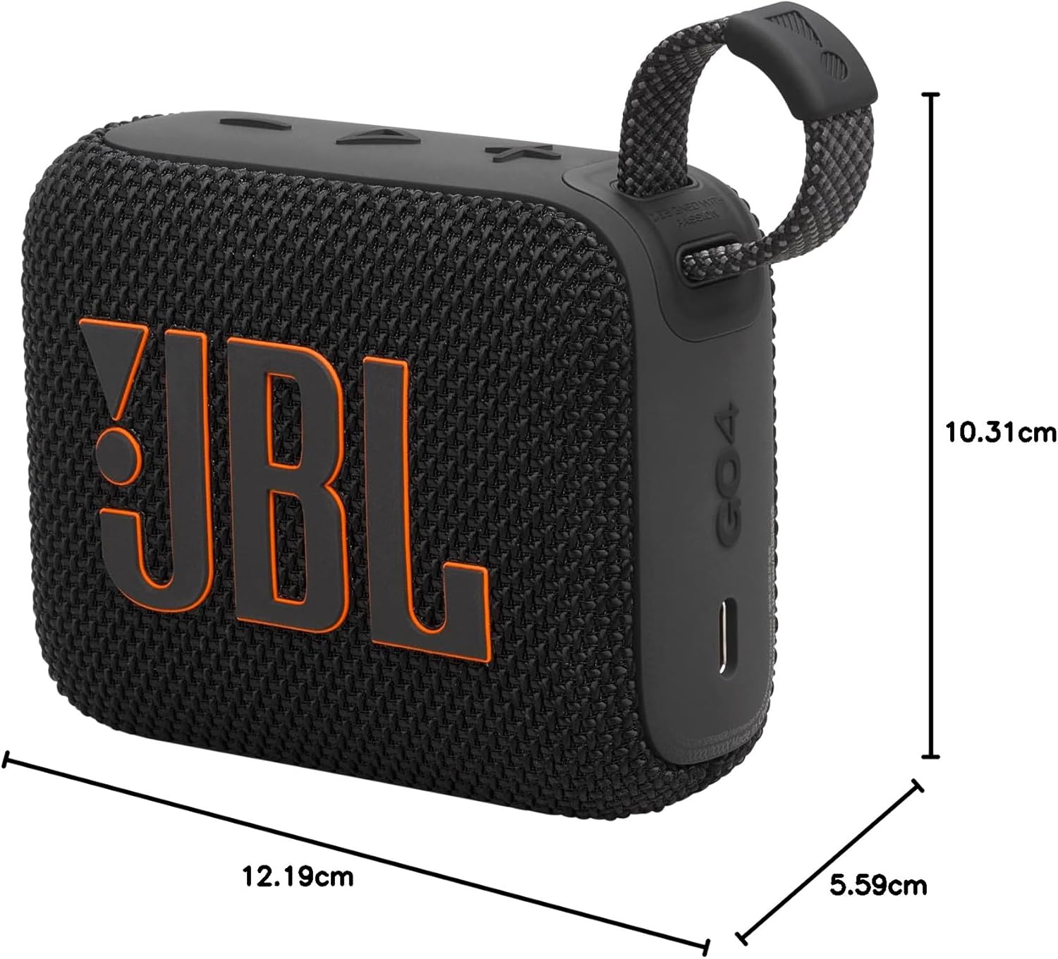 JBL - GO 4 - compacte - son puissant, basses profondes, 7h, IP67