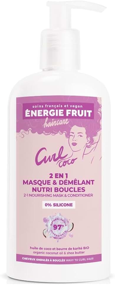 Energie Fruit - Coco Curl - 300ml - Nourrissant boucles, coco bio, 97% naturel