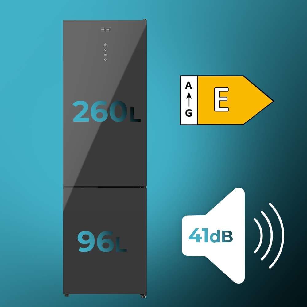Cecotec - Bolero CoolMarket Combi - 356L - No Frost, MultiAirFlow, classe E