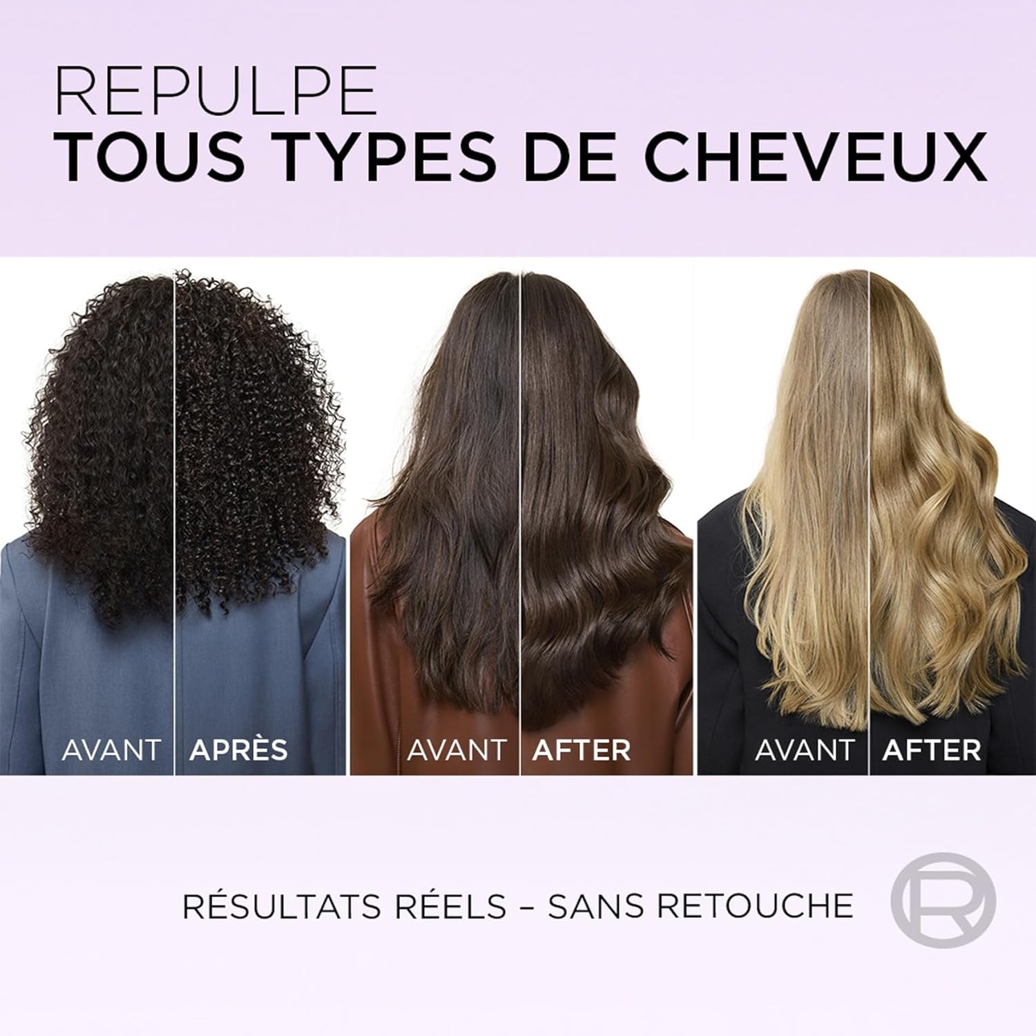 L'Oréal Paris - Elseve Hyaluron Repulp - 3 produits - Hydratation 72H, acide hyaluronique, cheveux déshydratés