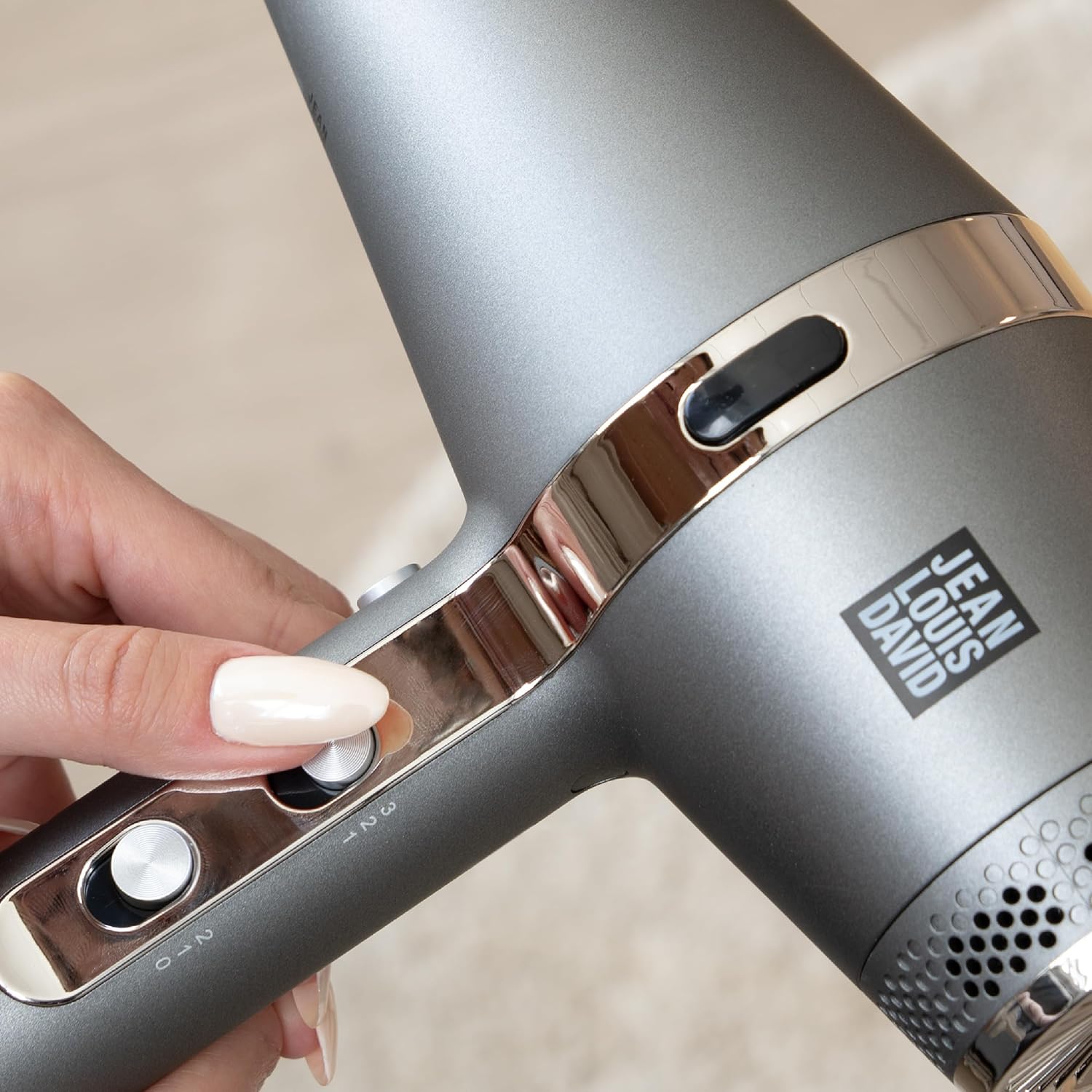 Jean Louis David - Sèche Cheveux Infraprotect - 2200W - infrarouge, séchage rapide, 3 températures, 2 vitesses