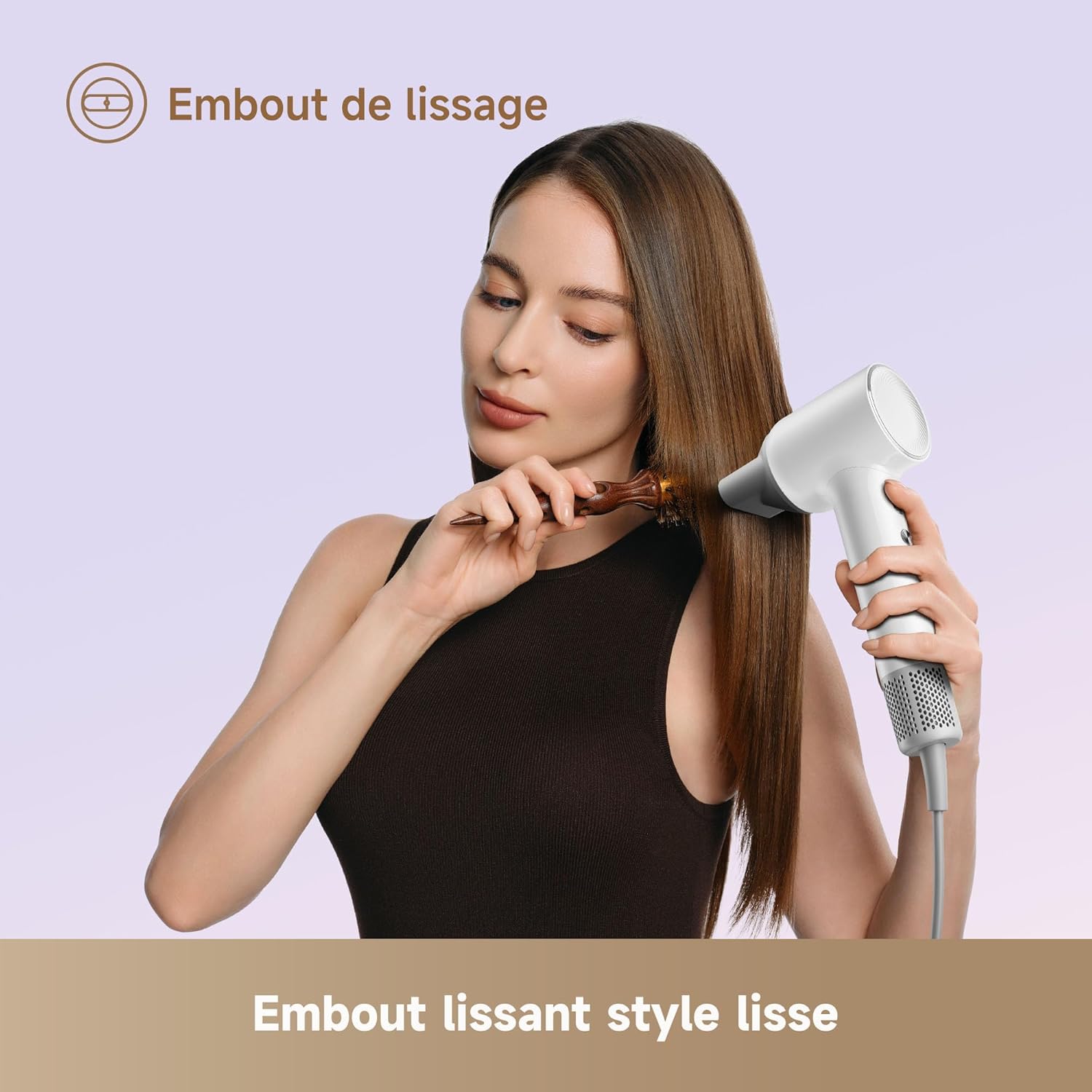 Dreame - Mini Flow - 270g - séchage rapide, 100 000RPM, 5 modes