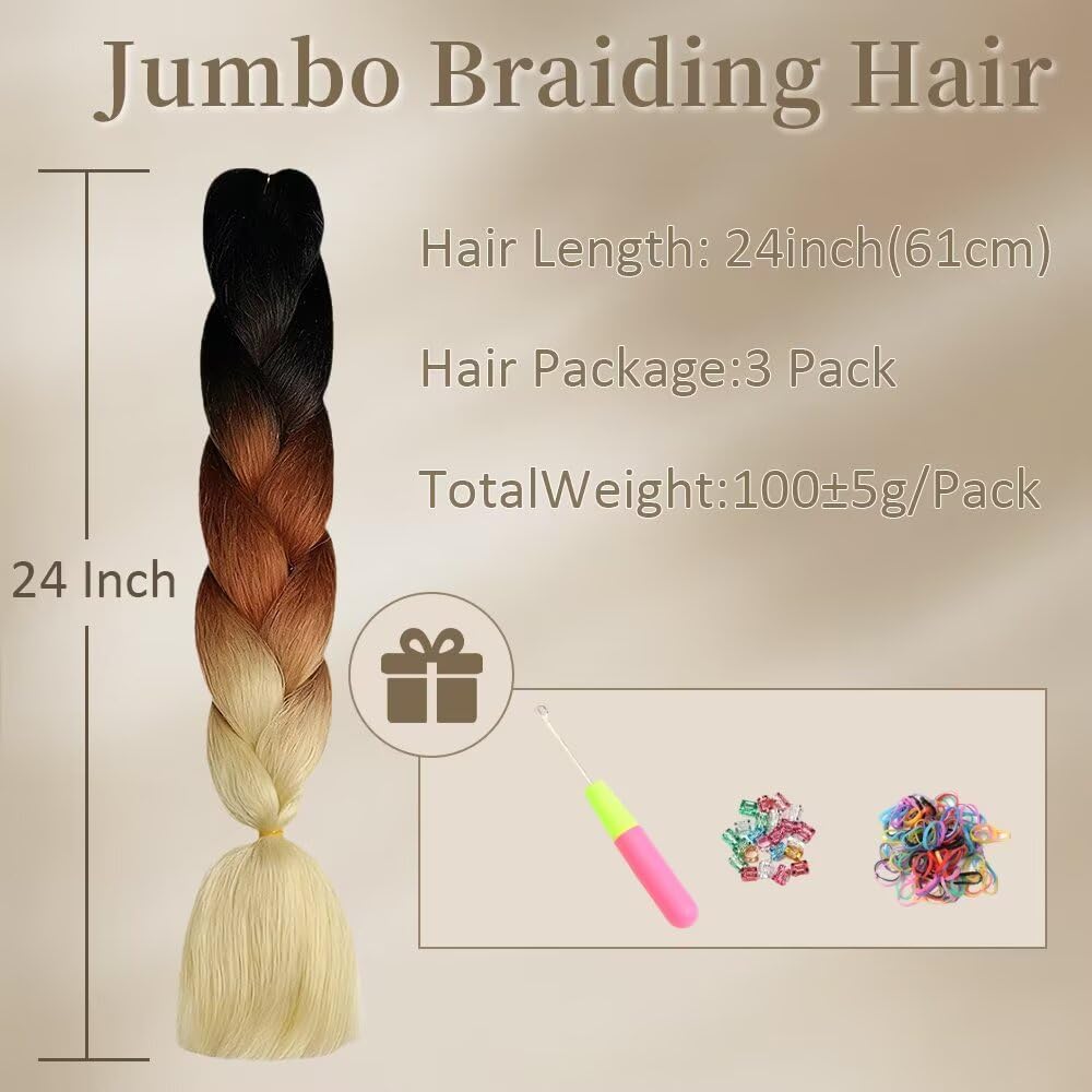 ShowJarlly - Ombre Jumbo Braids 24