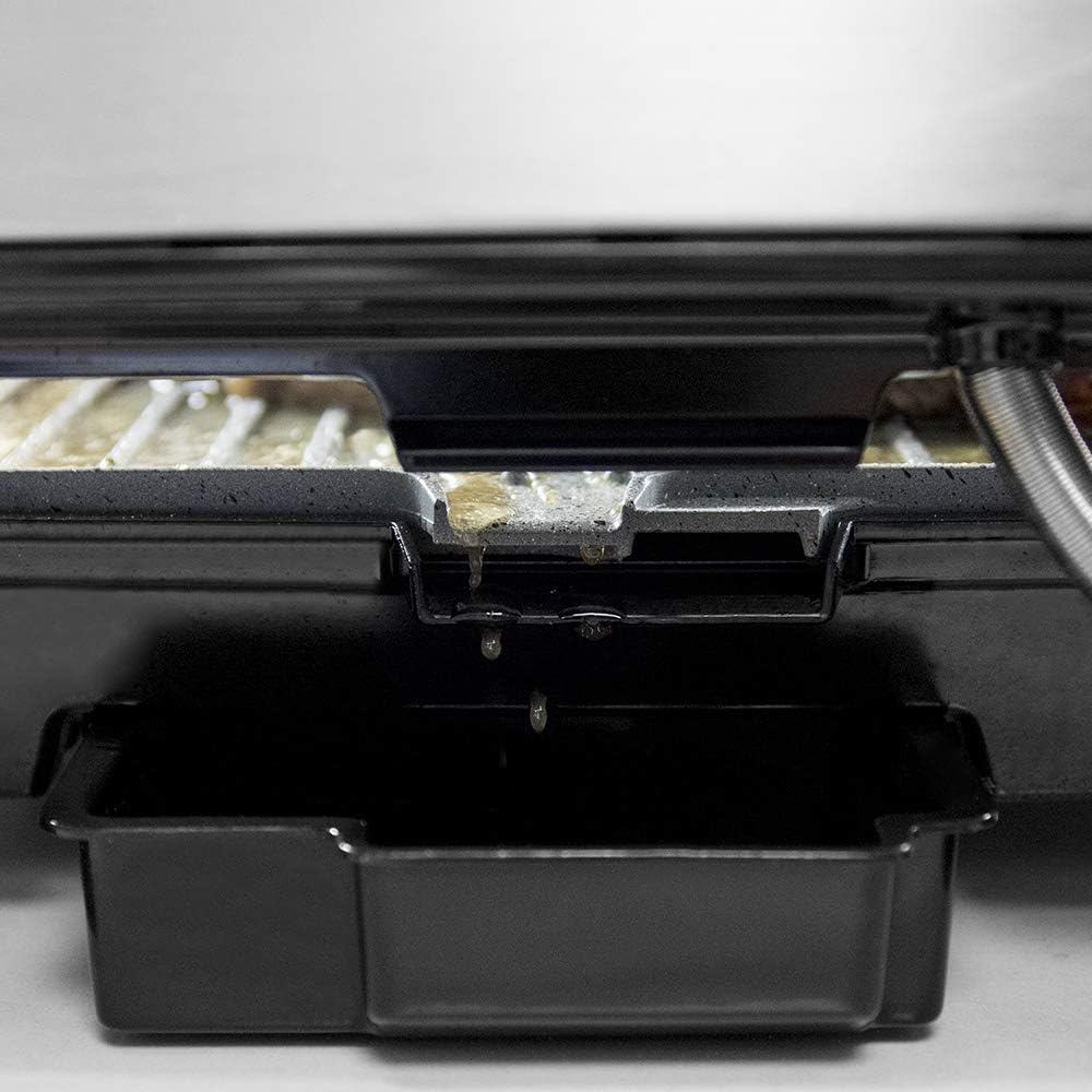 Cecotec - Rock’nGrill Pro - 34x23cm - plaques réversibles amovibles, inox