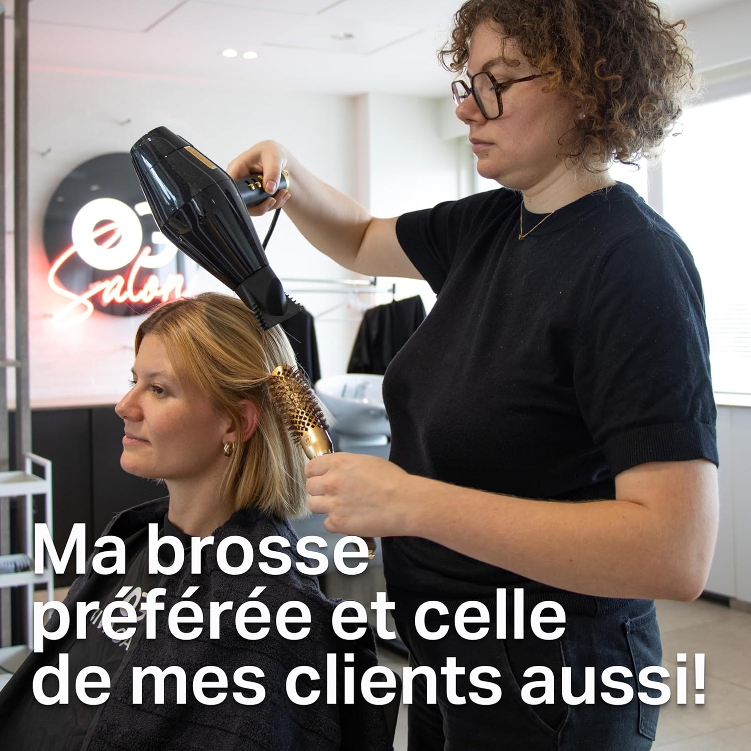 Olivia Garden - Expert Blowout Shine - ronde céramique antistatique - brushing sans frisottis