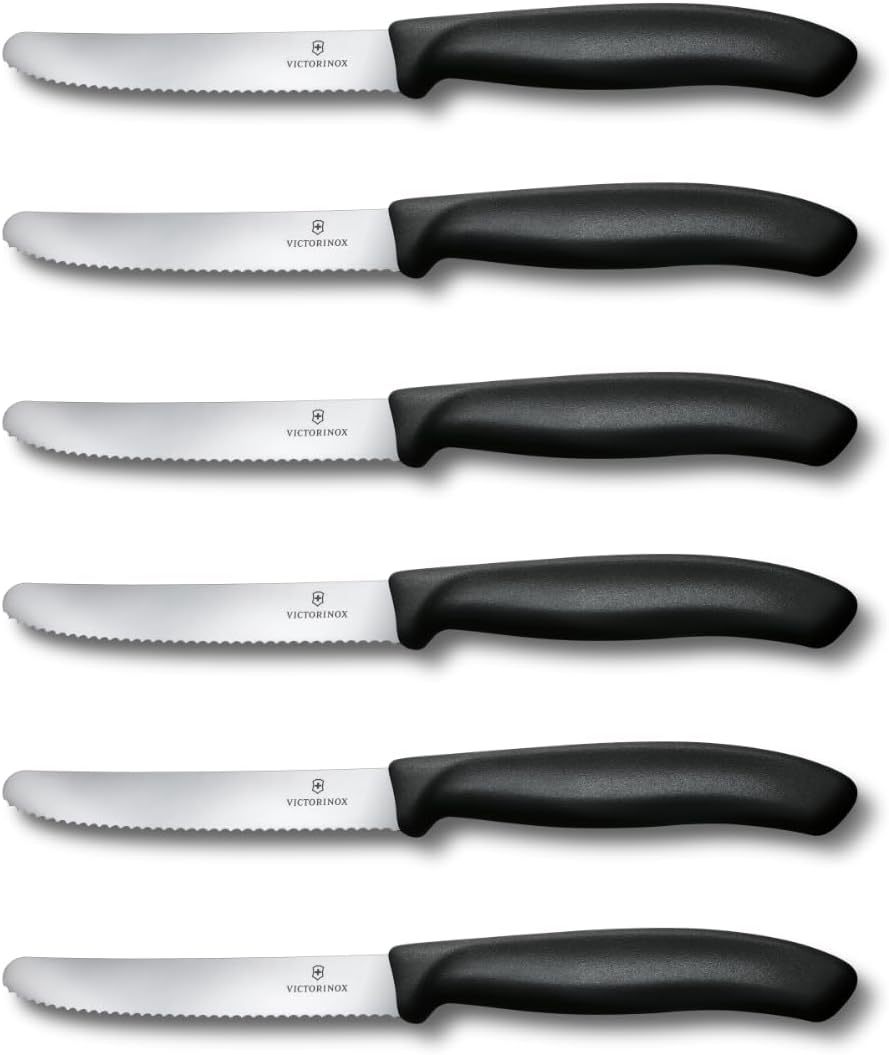 Victorinox - Swiss Classic - 11 cm - Couteau à pain dentelé, set 6 pièces