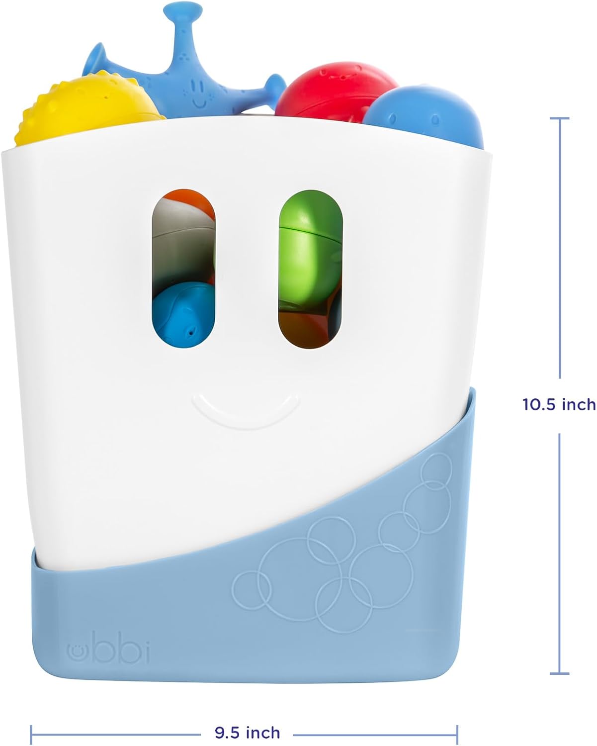 Ubbi - rangement bain enfant - rack amovible - bac de séchage amovible