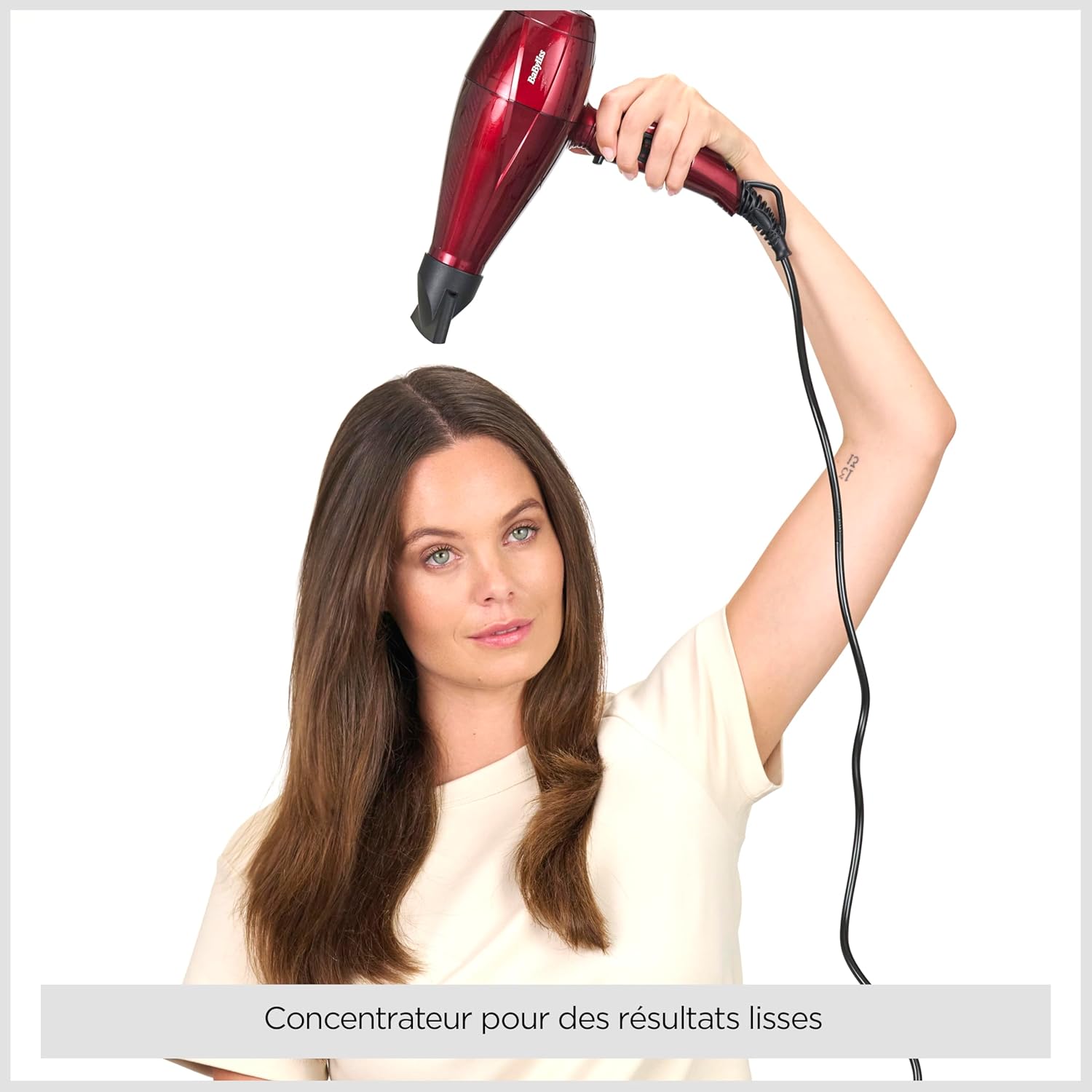 BaByliss - Pro Digital sèche-cheveux, 2200W, ionique, 3/4 vitesses, 6001DE