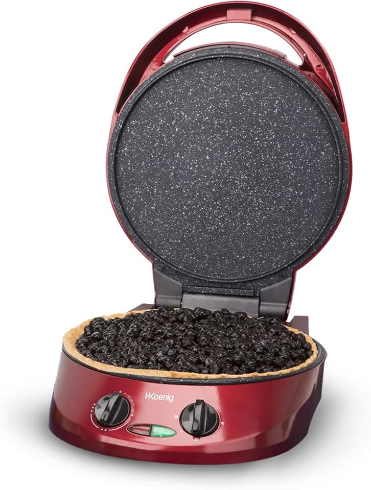 H.Koenig - TRT180 - multicuiseur tarte express 9 moules, 210°C, plaques grill