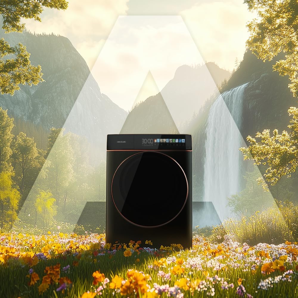 Cecotec - Bolero DressCode 9900 - 9kg, 1400tr/min, Autodose, écran 10,3