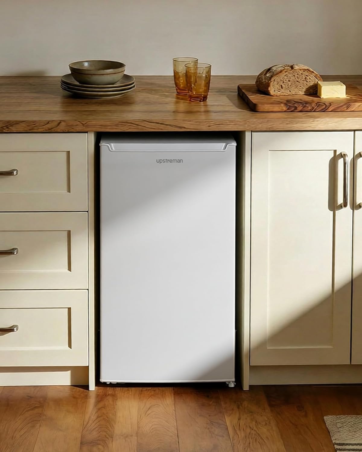 Upstreman - petit frigo 85L - éclairage, thermostat, porte réversible - CR85