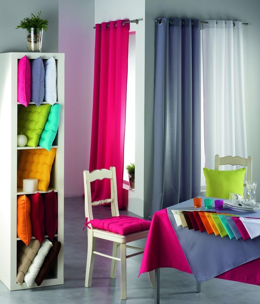 Nappe rectangle - Essentiel uni - 140x200 cm - polyester taupe