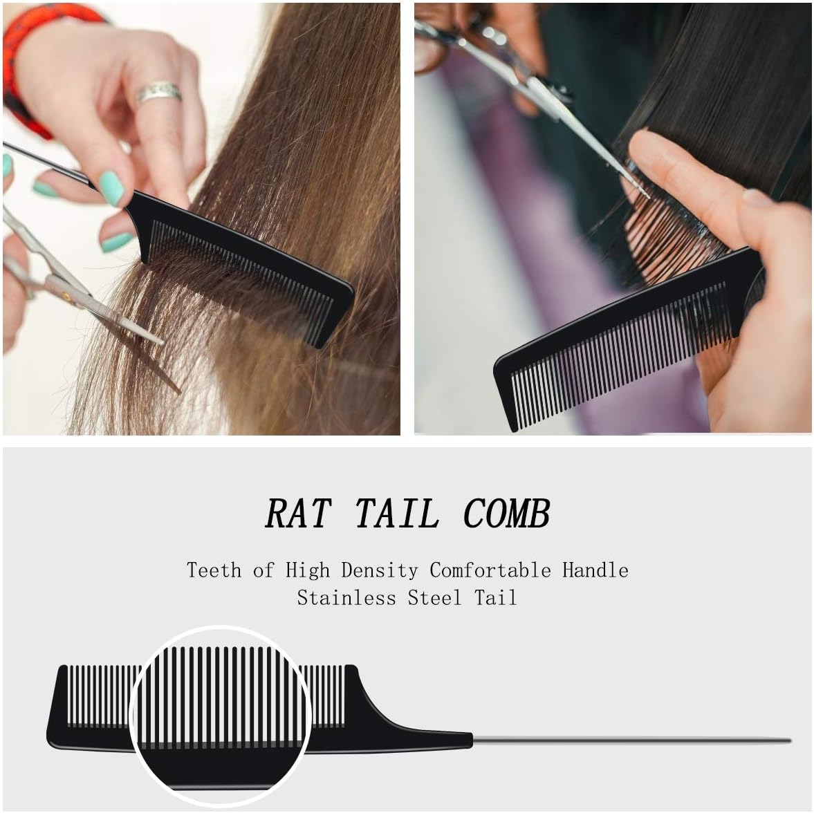 URAQT - set de 3 brosses/coiffants - antistatique, pro salon