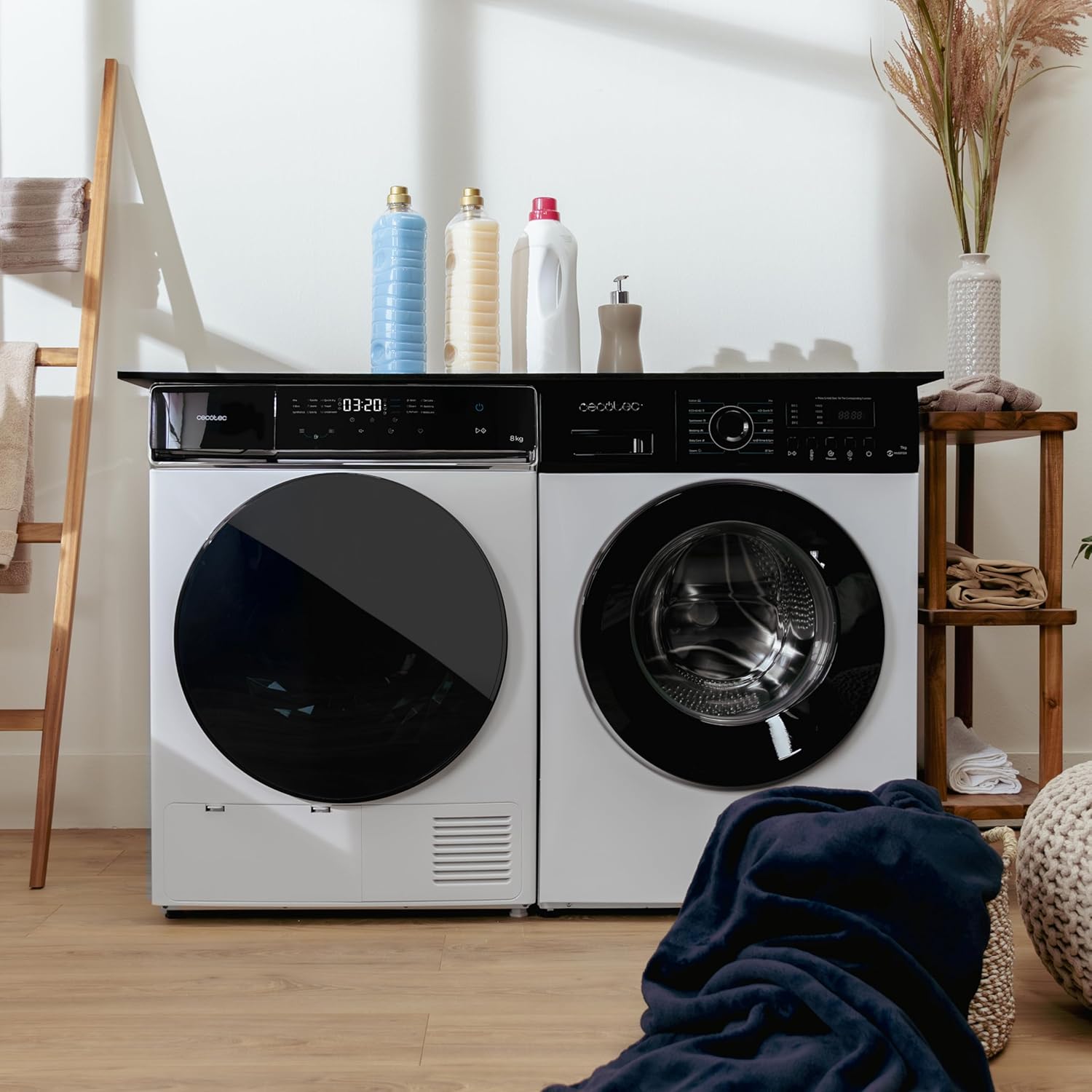 Cecotec - Bolero DressCode Dry 8400 - 8kg - pompe à chaleur, A++, 15 programmes, écran tactile