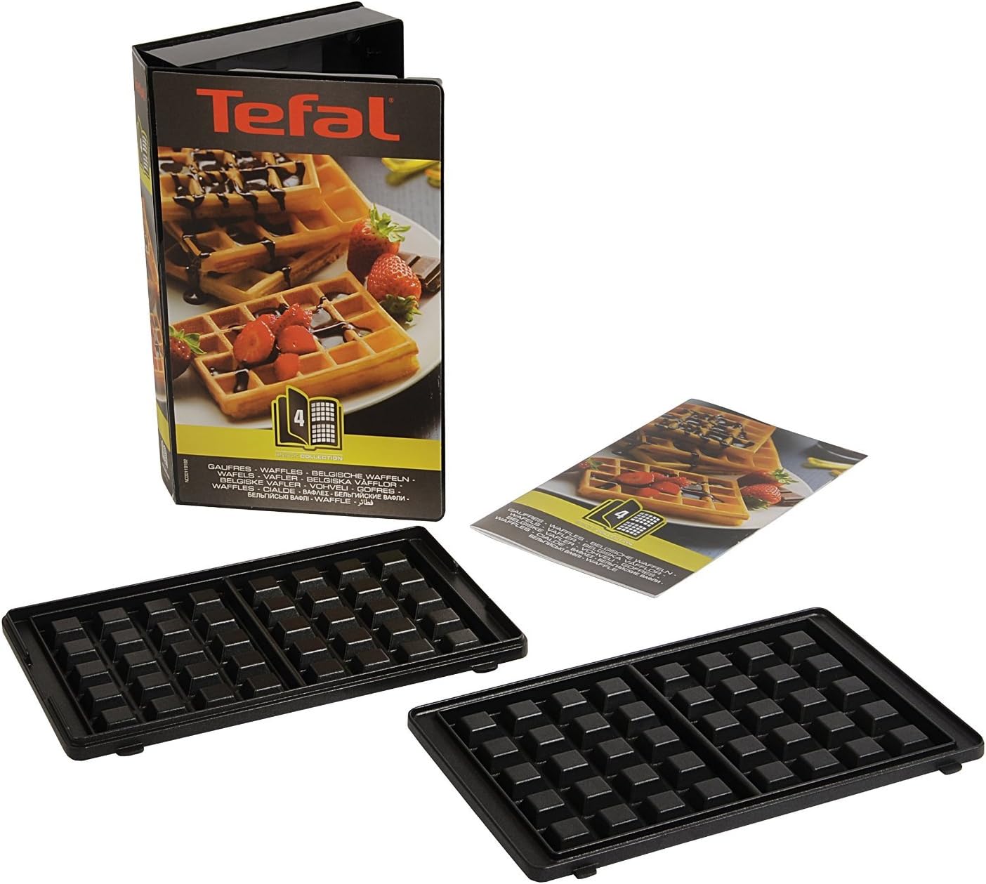 Tefal - Snack Collection - plaques gaufre, livre de recettes - XA800412