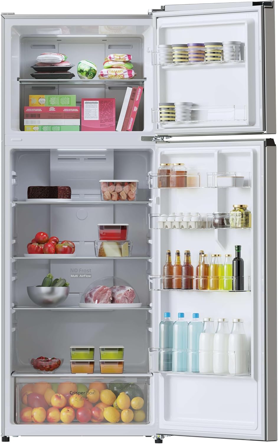 Cecotec - Bolero CoolMarket 2D - 465L, No Frost, écran inox, alarme - 2D 465 NF