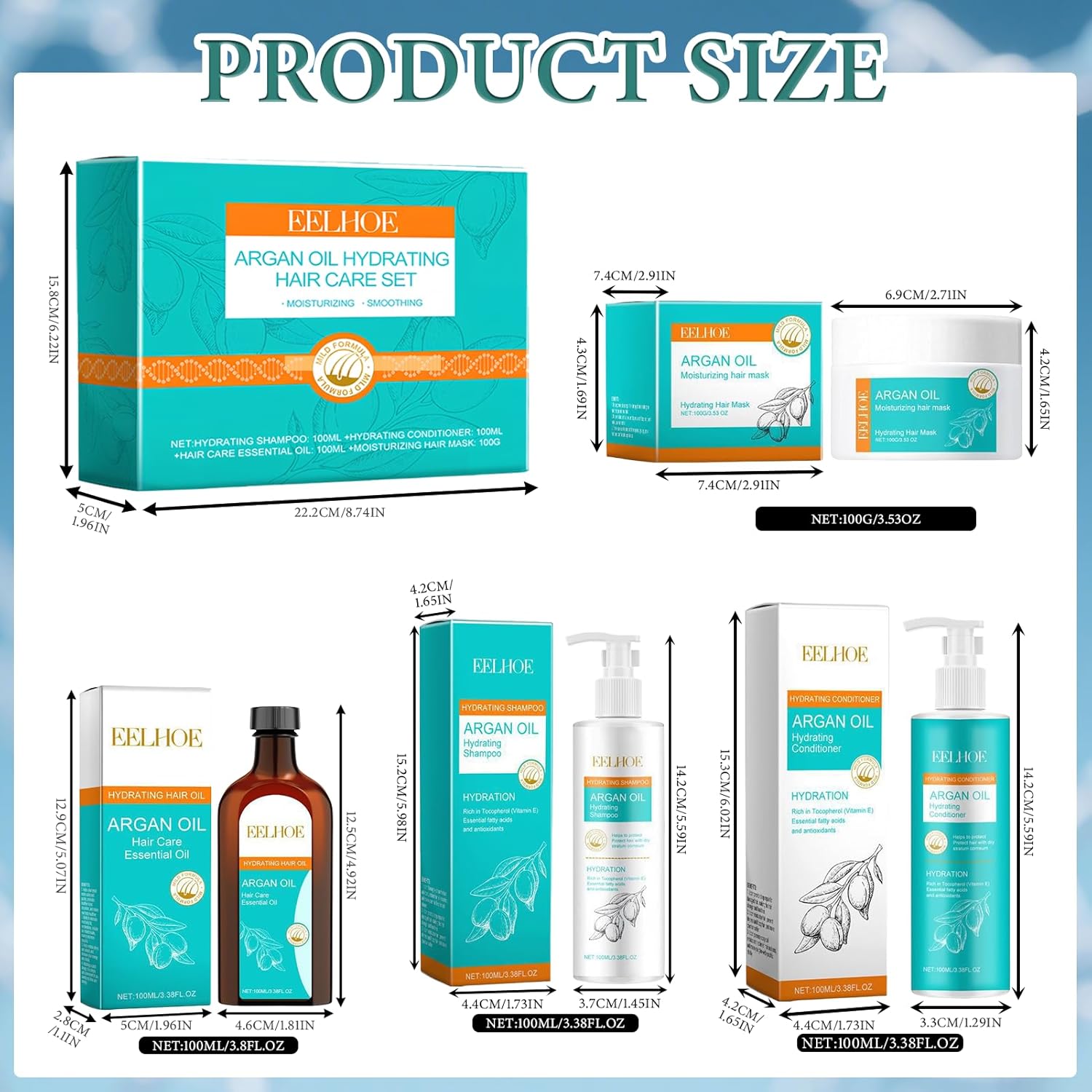 Moroccanoil - Argan Oil - Shampooing & Après-Shampoing - Soin cheveux secs et abîmés