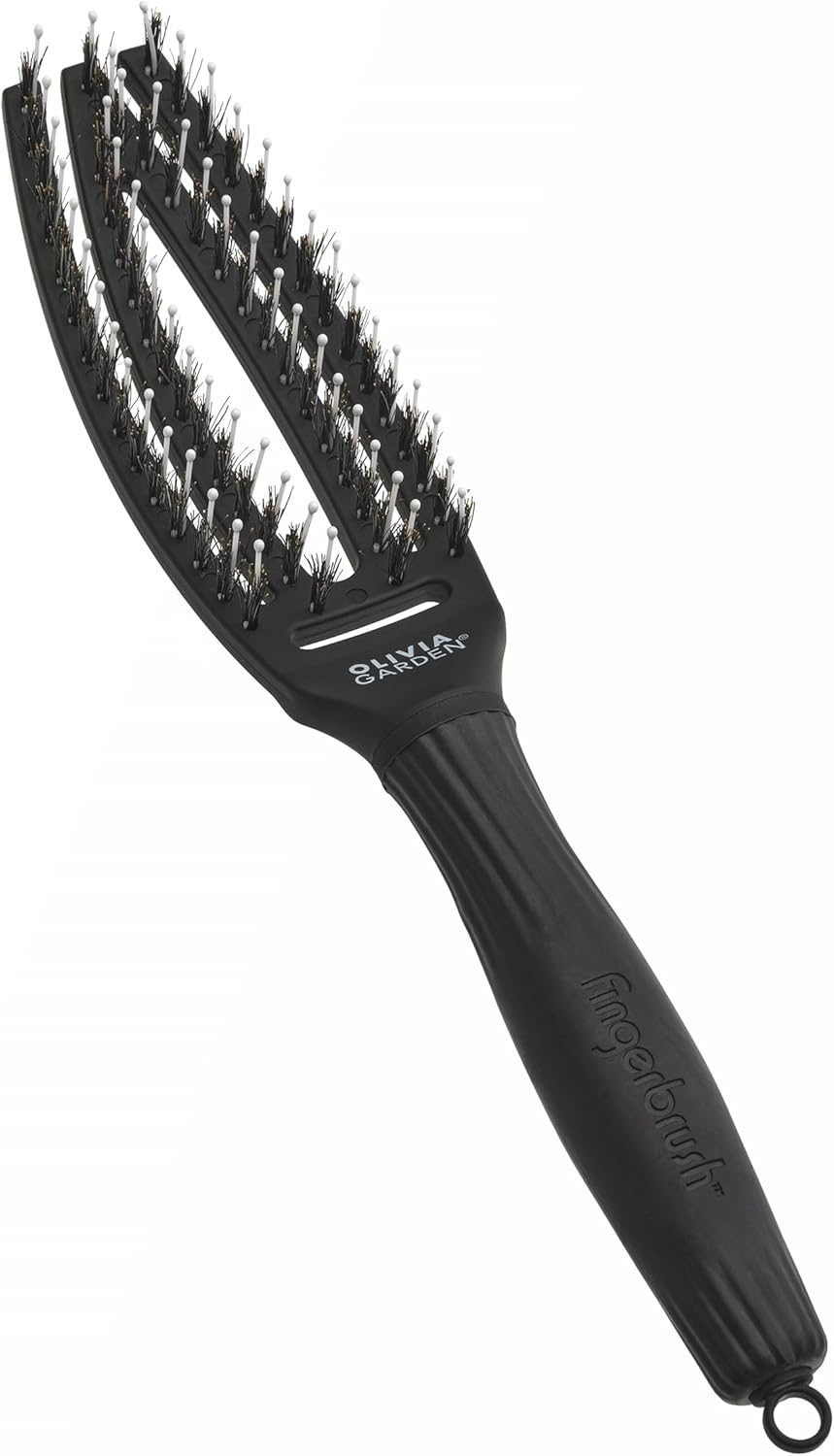 Olivia Garden - Fingerbrush Care Iconic - brosse démêlante, poils sanglier & nylon, brillance ultime