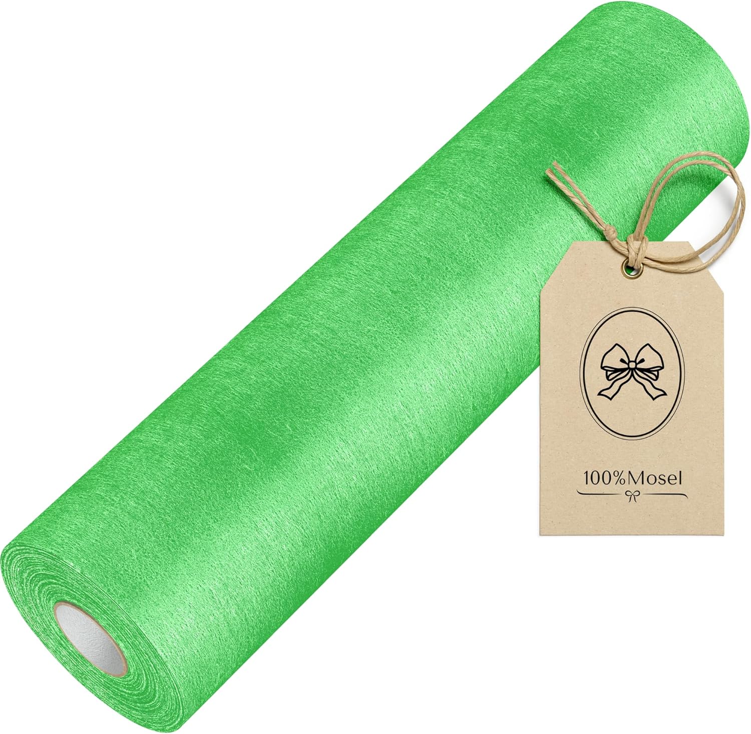 100%Mosel - chemin de table vert Football - 30x2500cm - non-tissé, décoratif