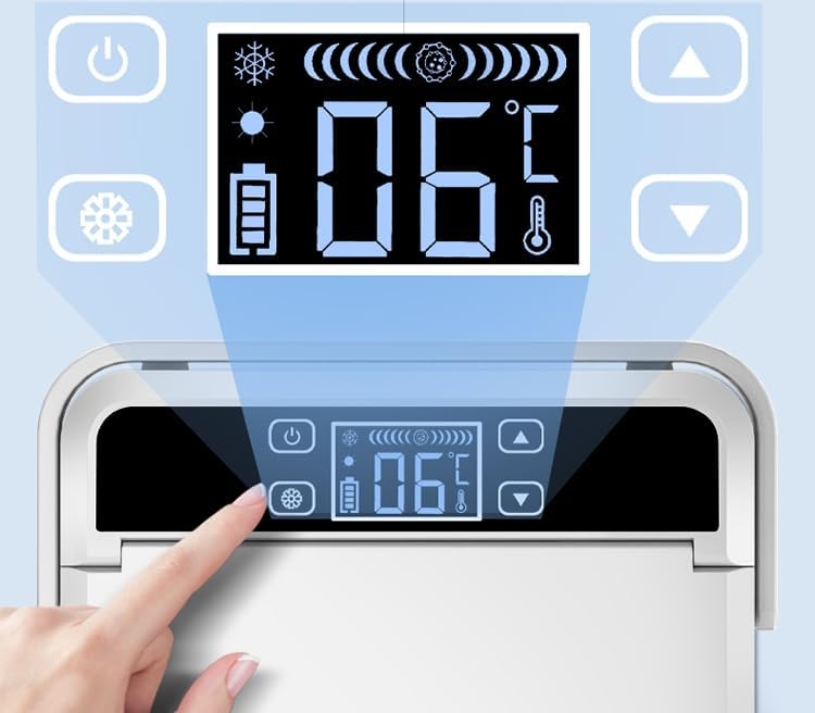 Glacière médicale portable - 3 batteries incluses - compacte - réfrigérateur à insuline