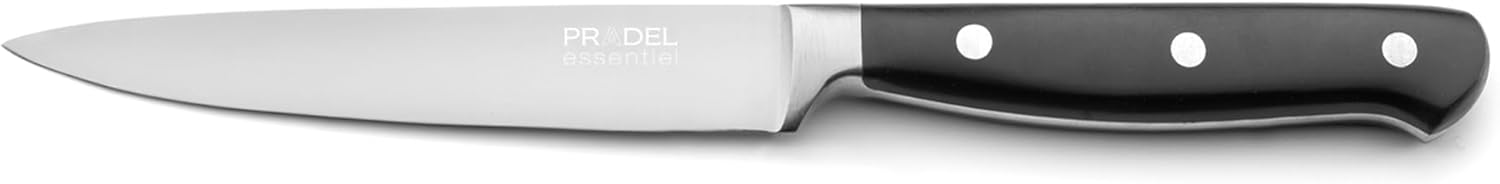 Set de couteaux steak - Blason, 4 pièces, inox 13C, finition satinée, noir