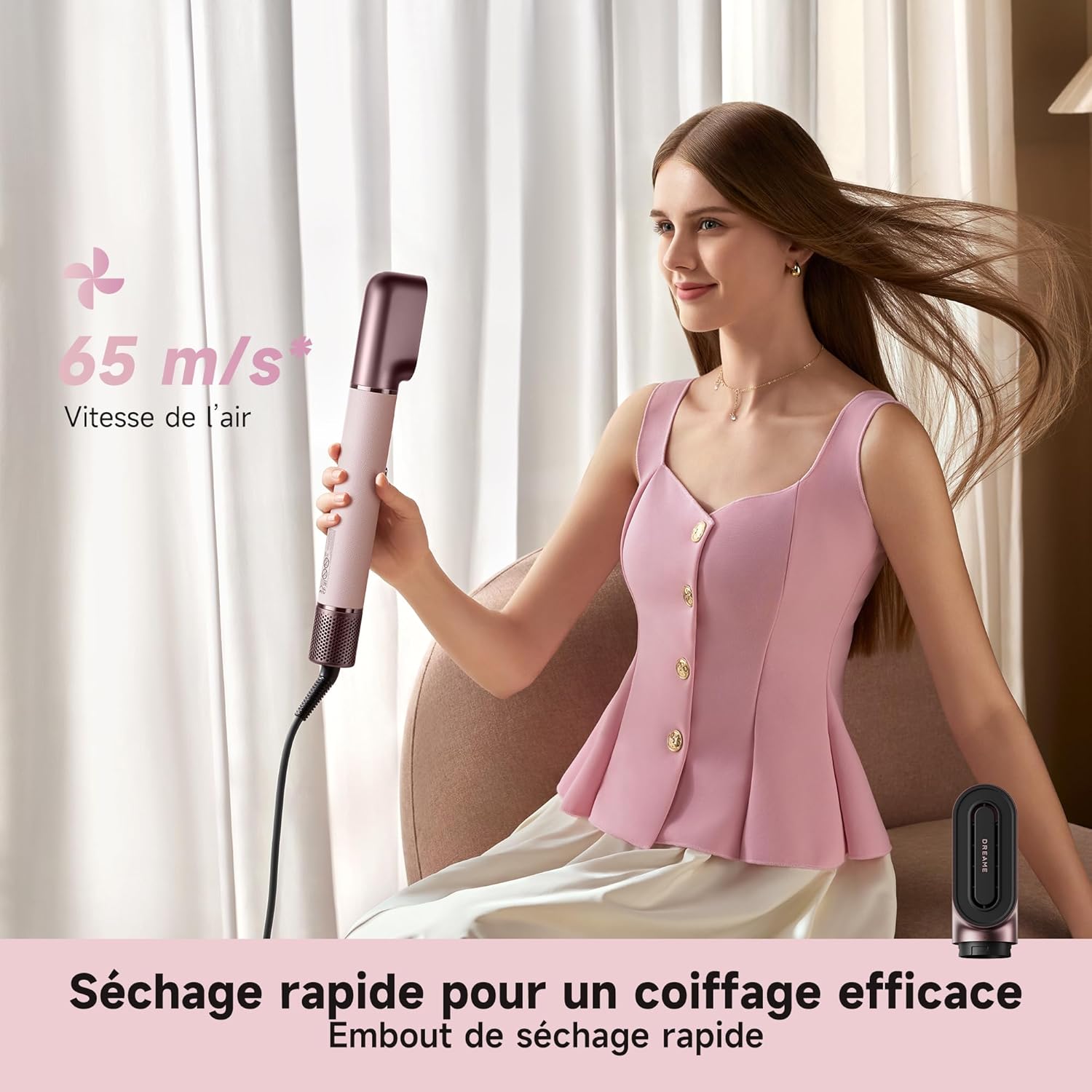 DREAME - AirStyle Era - multifonction 8-en-1 - séchage, lissage, volume, air froid