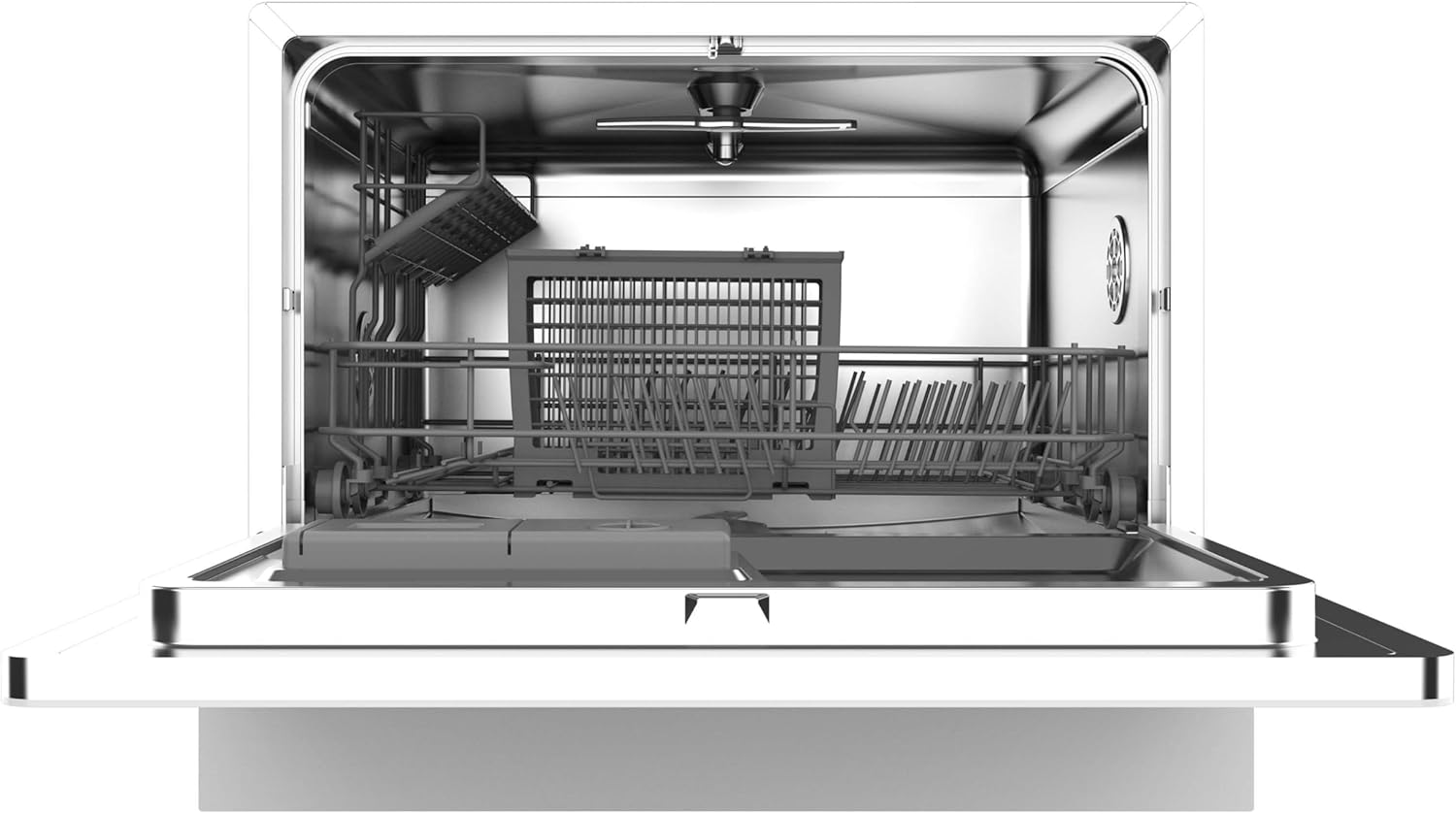 Cecotec - Bolero Aguazero 2500 - compact, 6 couverts, écran tactile, verre blanc - 2500 S-BI