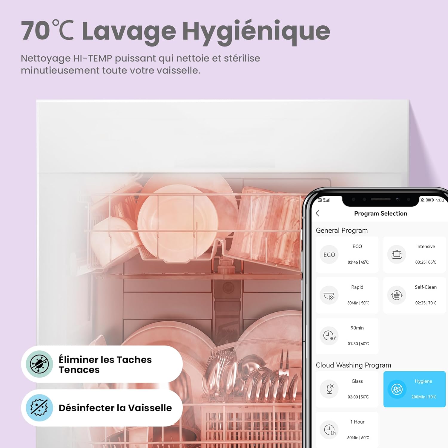 COMFEE' - lave-vaisselle intégré 12 couverts, cloud wash, séchage, CDWPB1215PB-EU