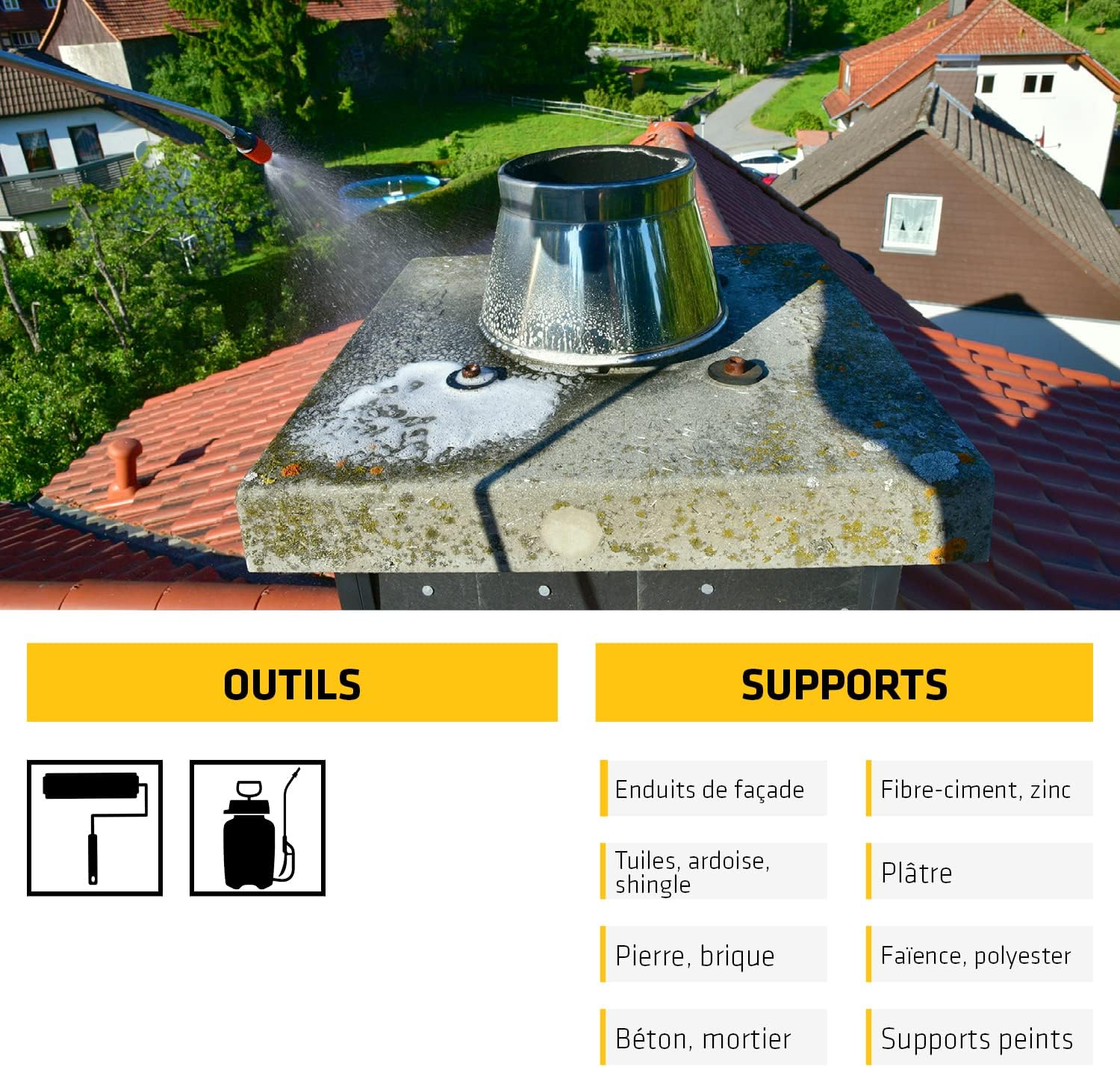 Sika - Sikagard 127 - 5L - traitement algicide et fongicide multisupports