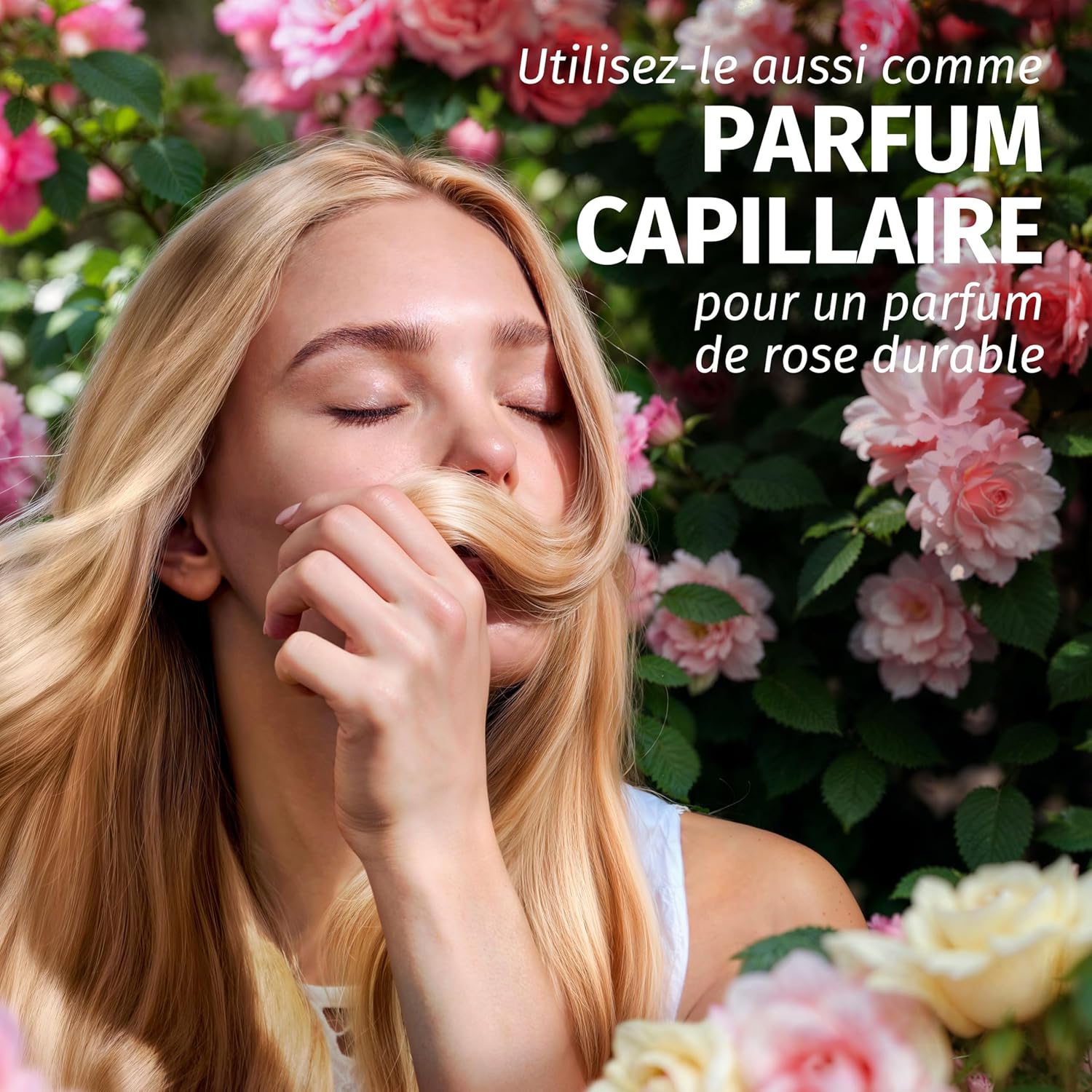 Herbal Essences - Parfum Rose Douceur - 145ml - spray nourrissant démêlant, anti-frisottis, éclat