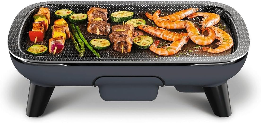 Tefal - Plancha Série Saveurs - 2400W, amovible, Thermo-Spot, YY4570FB