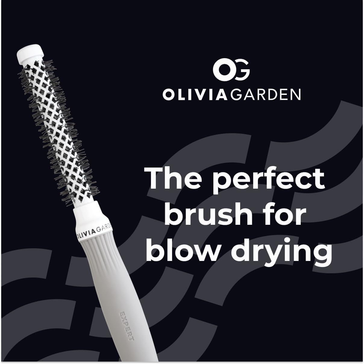 Olivia Garden - Expert Blowout Shine - ronde céramique antistatique pour brushing sans frisottis