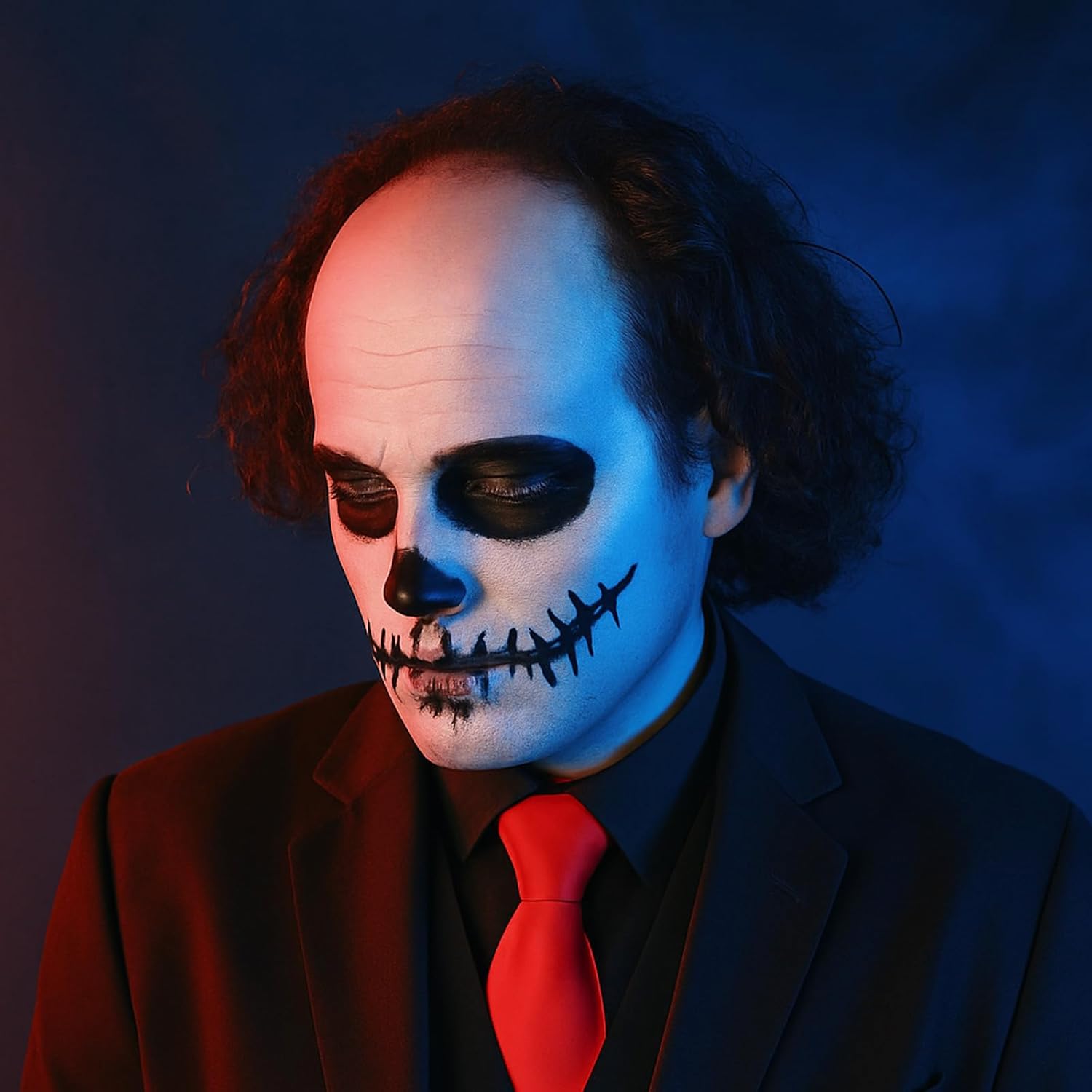 Perruque chauve adulte - accessoire cosplay/halloween - taille unique - idéal médecin, professeur, sorcier - AYNKH