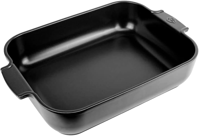 Peugeot - plat en céramique 40x27,2x8,3 cm 5,2L noir satin