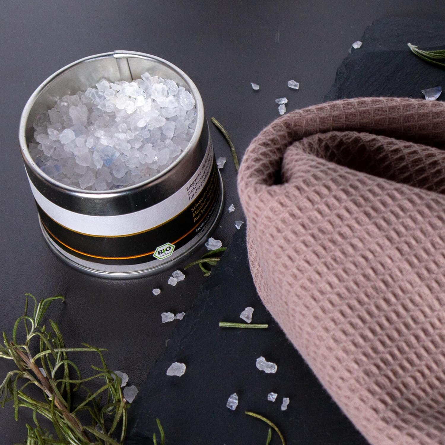 Happy Home - Torchons Cuisine Quatre Couleurs 45x65cm - 100% coton, ultra absorbant