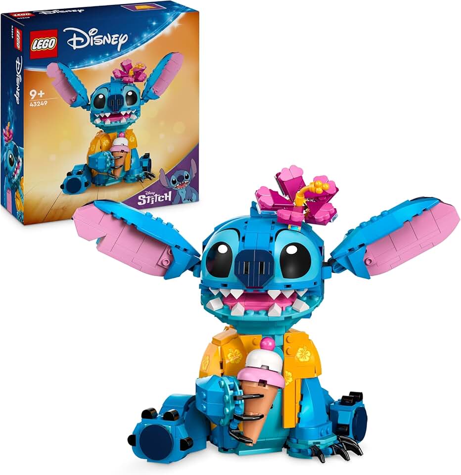 LEGO - Disney Stitch - figurine à exposer, accessoires, 43249