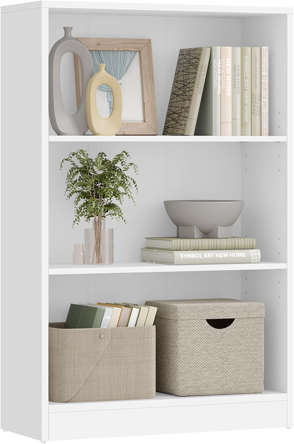 VASAGLE - bibliothèque enfants série LBC105T14 - 60x24x93cm - étagères réglables