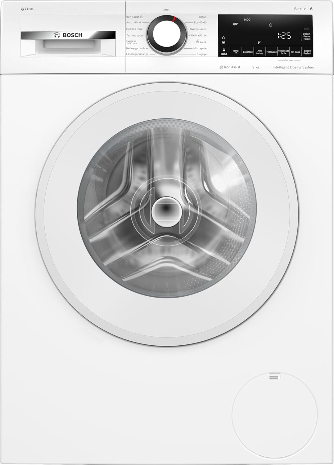 Bosch - Série 6 - lave-linge 9 kg, 1400 trs/min, blanc - WGG244F1FR