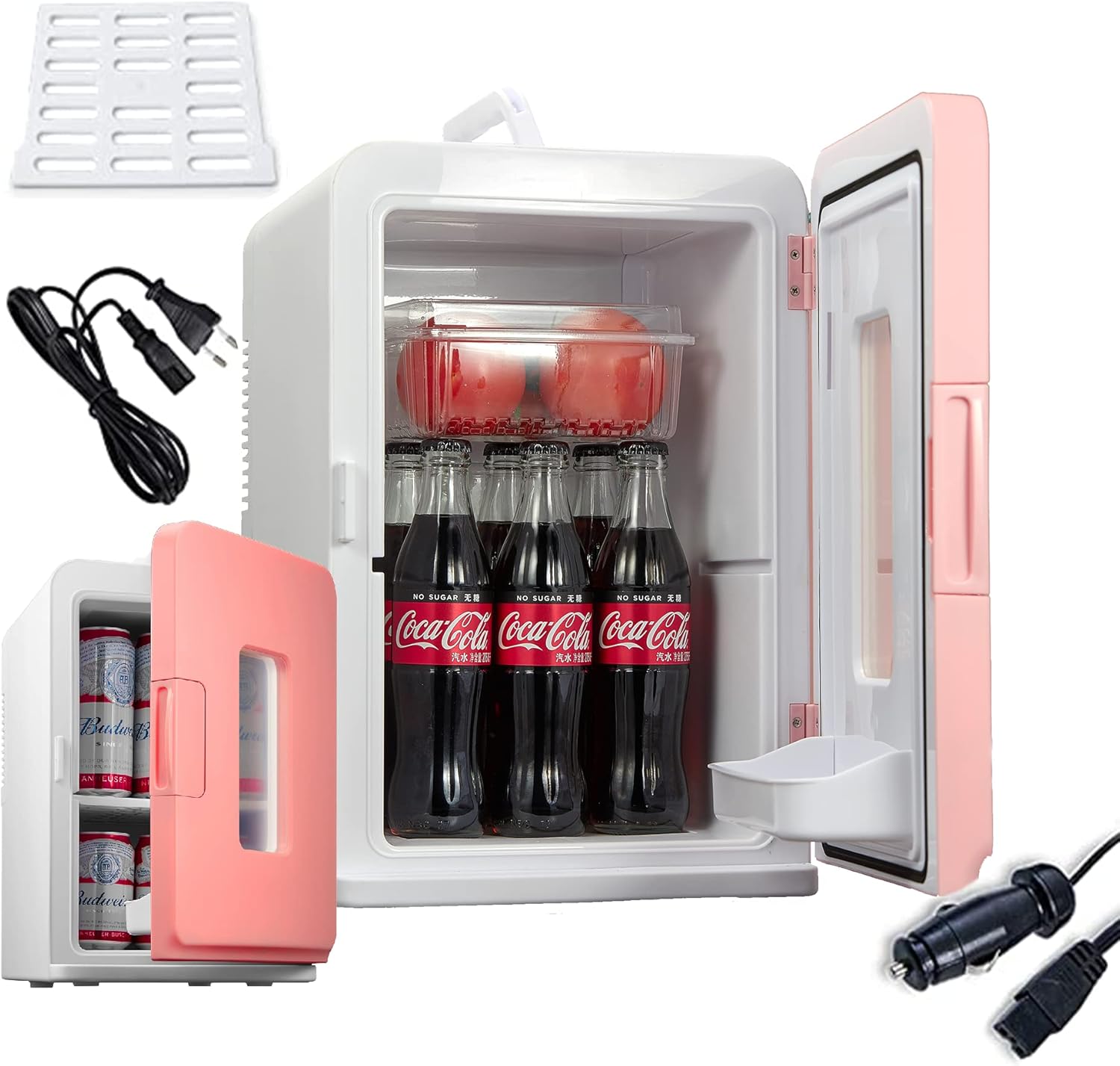 NORTHCLAN - mini frigo chambre 15L, silencieux, chaud/froid, 12V/220V