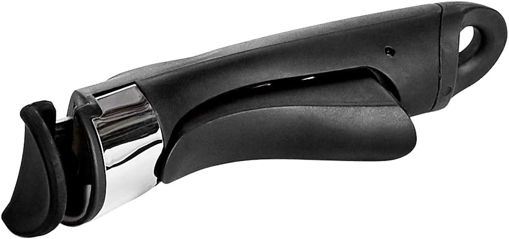 Amazon Basics - poignée batterie cuisine - noir - ergonomique, amovible