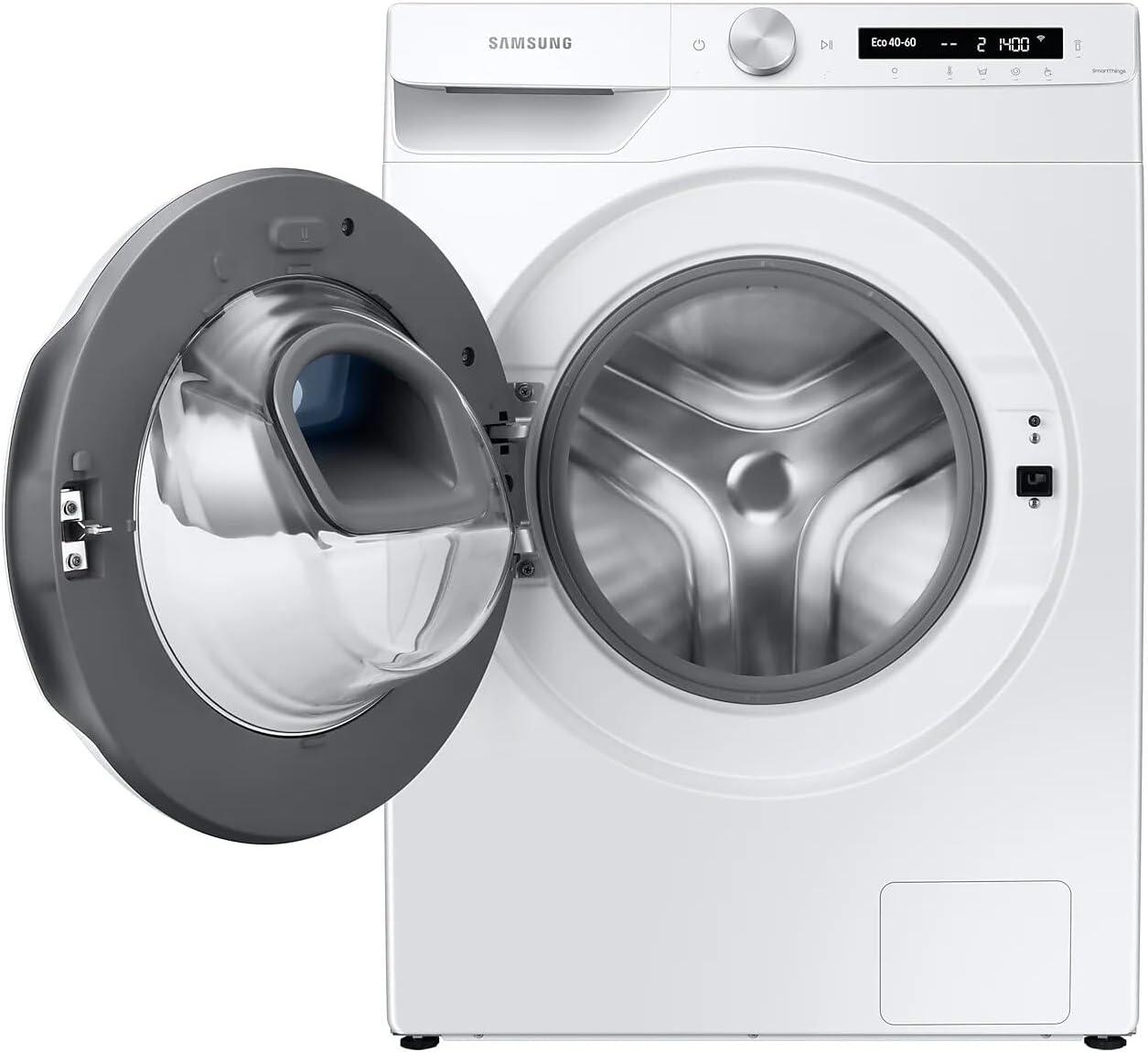Samsung - Lave-linge Série 5, 9 kg, EcoBubble, AI, classe A - WW90T554DTW/S3