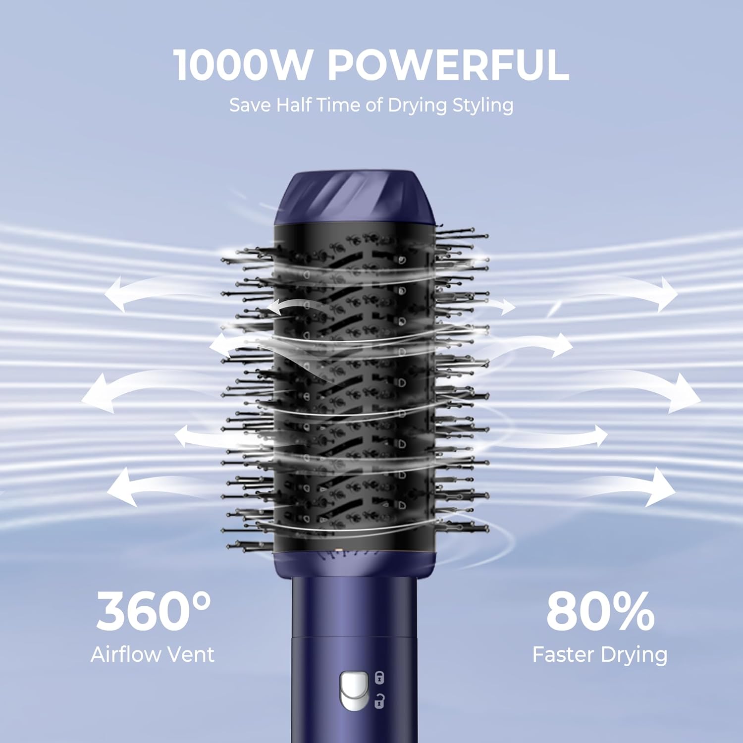 Brosse soufflante - Air Styler Pro - 1000W - brushing, sèche cheveux, boucleur