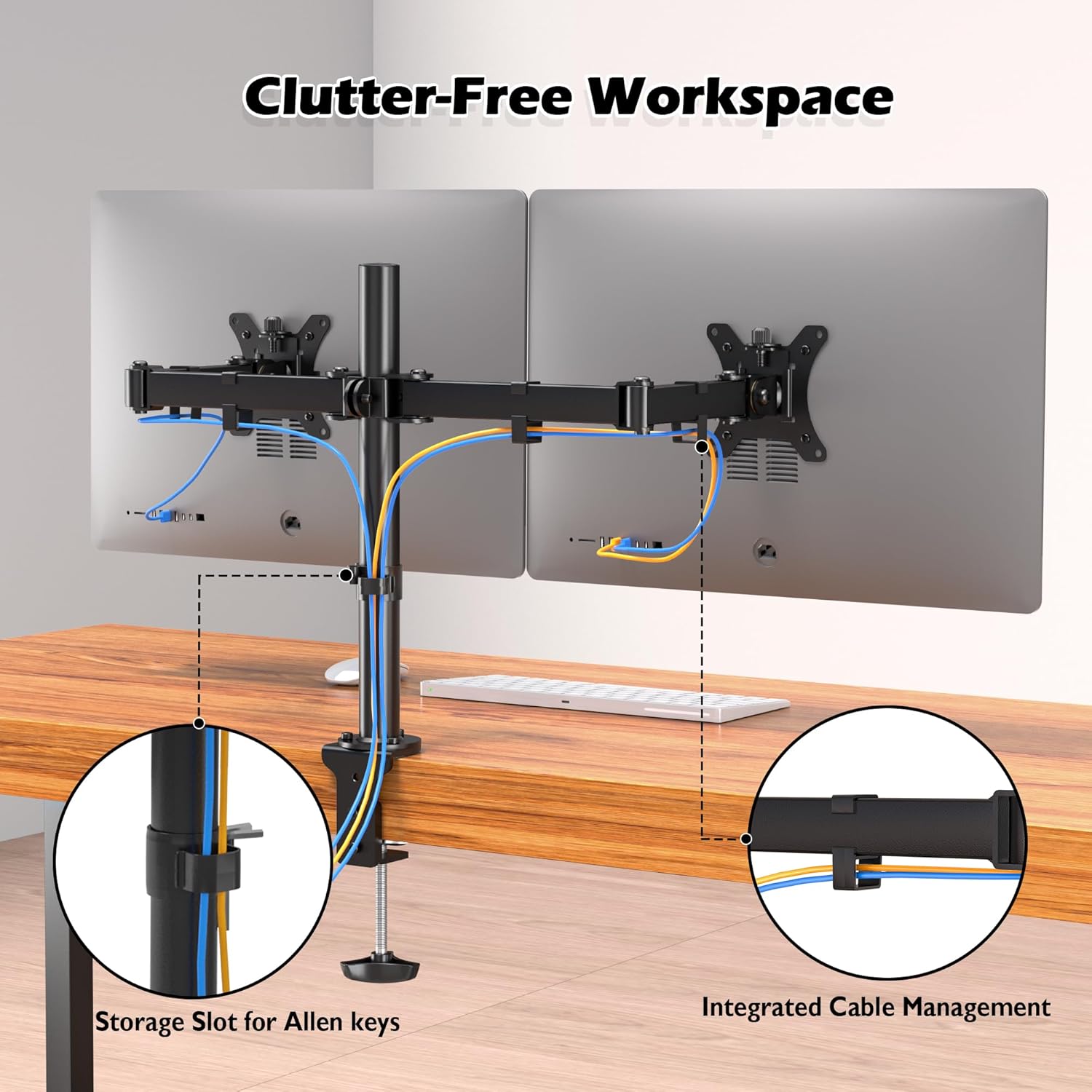 BONTEC - support double moniteur 13-30