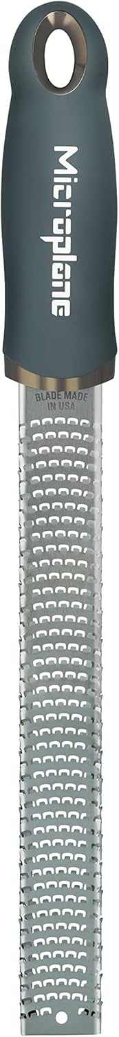 Microplane - Zesteur Gris Orage - lame fine - pour agrumes et fromages