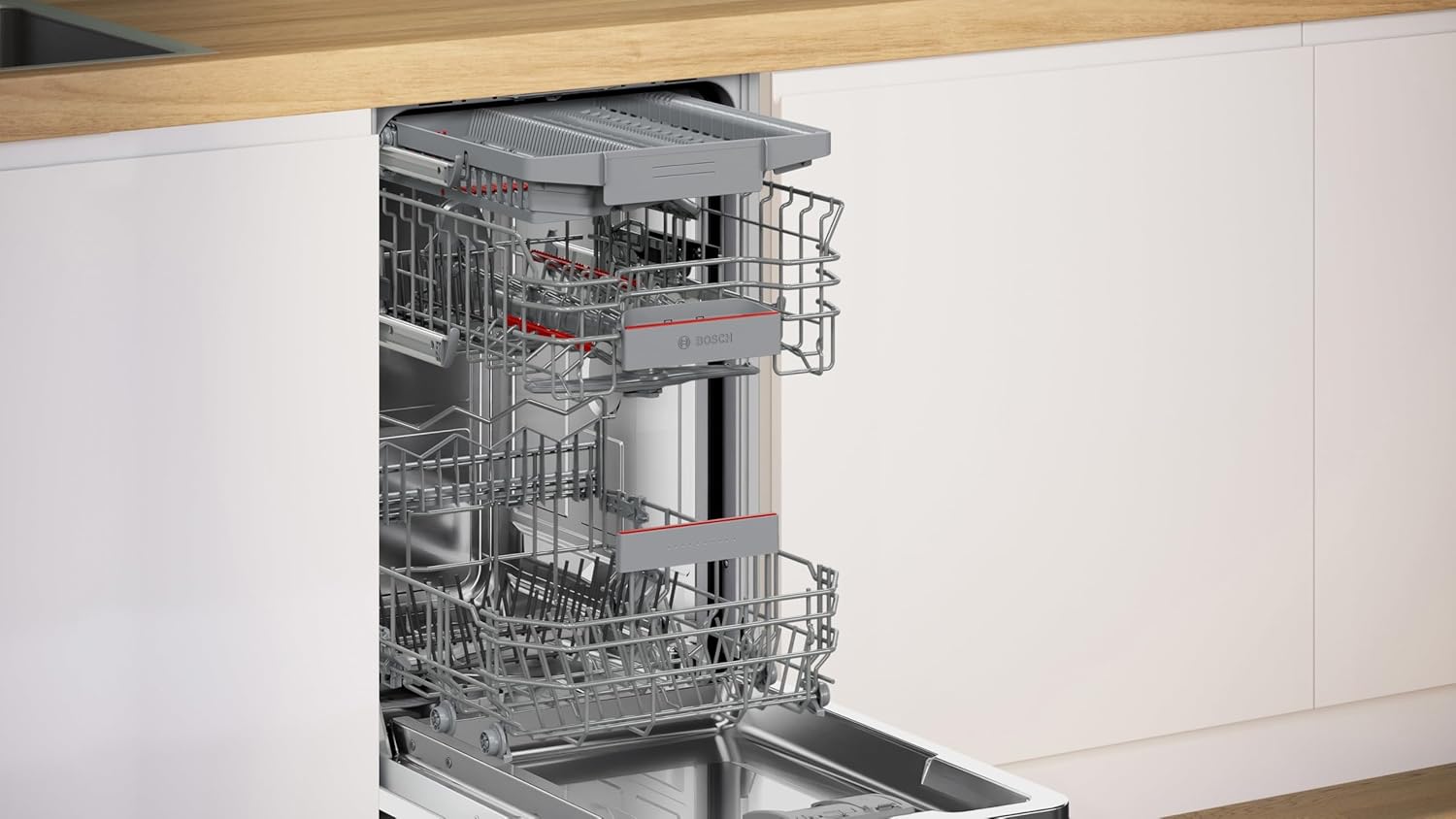 Bosch - Série 4 lave-vaisselle encastrable 45 cm inox, SPI4HMS13E